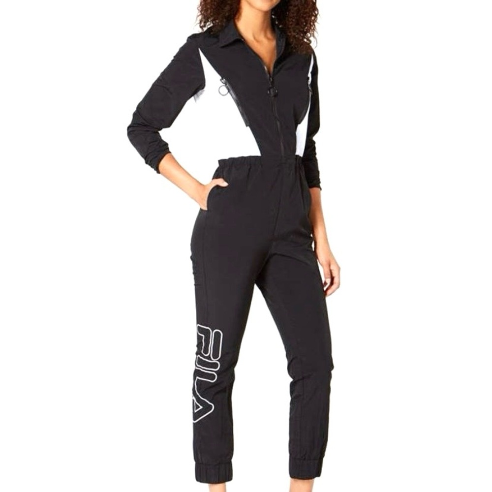 Fila Nylon Zip Up Flight Jumpsuit Size XS